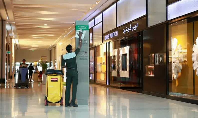 نظافت پاساژ و مراکز خرید و مجتمع تجاری