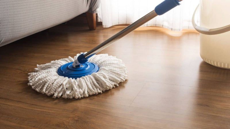 تمیز کردن کف چوبی و کفپوش چوبی