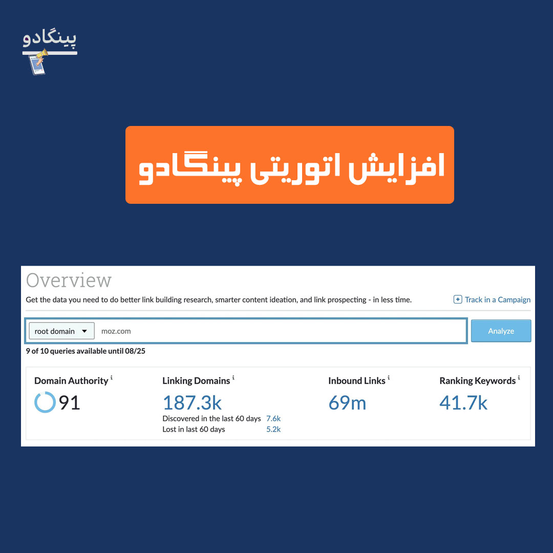 افزایش اتوریتی پینگادو